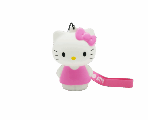 Hello Kitty Light-up 3D figure cute　3in 4