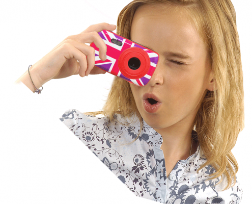 Digital Camera with 3 decorative Girly Illustrations 5