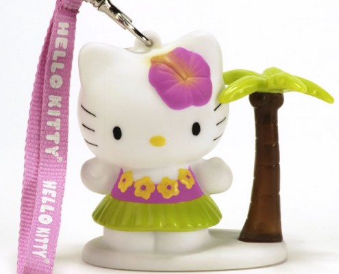Hello Kitty Light-up 3D figure hawaii　3in 1