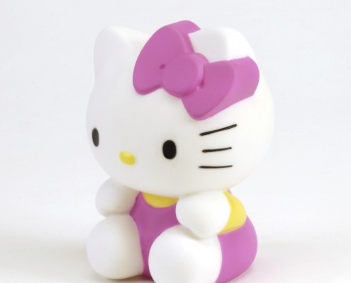 Hello Kitty Light-up 3D figure cute　3in 4
