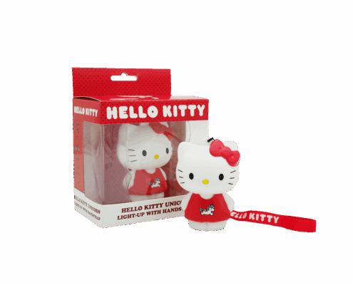 811320 PACK Figurine lumineuse Hello Kitty Licorne avec dragonne 25