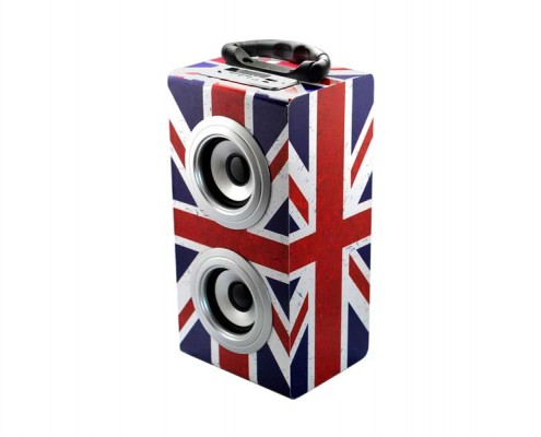 TEKNOFUN TOUR SPEAKER UK GRUNGE Enceinte sans fil radio FM UK 1