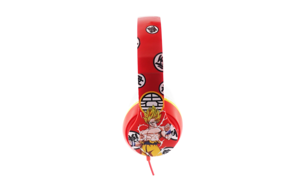 dbz_headphone_rouge_face_goku Casque audio Dragon Ball Z Goku & Vegeta Kaio 6