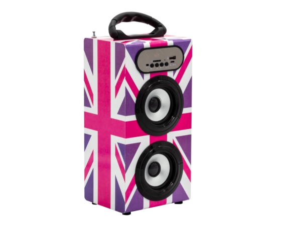 Teknofun Wireless Speaker 11in UK Girly right
