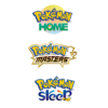 Pokémon logos Home, Sleep, Masters
