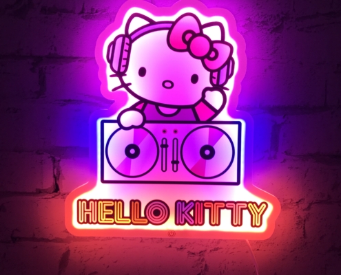 Hello Kitty – LAMPE MURALE STYLE NÉON- 30cm 4