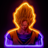 LAMPE MURALE STYLE NEON GOKU 6