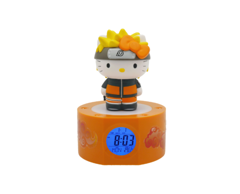 RÉVEIL LUMINEUX HELLO KITTY-NARUTO 1