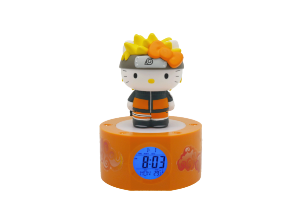 RÉVEIL LUMINEUX HELLO KITTY-NARUTO 3