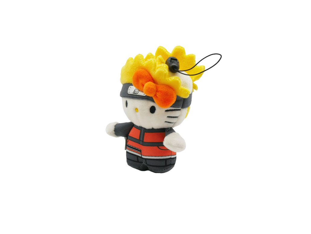 811850 HELLO KITTY-NARUTO 10cm SIDE 2 SD PELUCHES HELLO KITTY-NARUTO 10cm 6