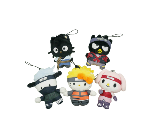 PELUCHES HELLO KITTY-NARUTO 10cm 2