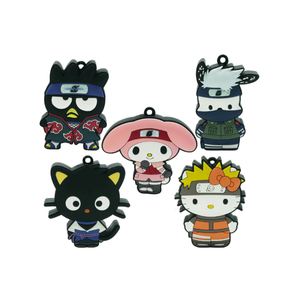  HELLO KITTY NARUTO KEYCHAIN 6cm 13