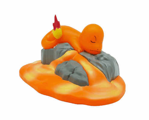 POKÉMON scène lumineuse SALAMECHE 1