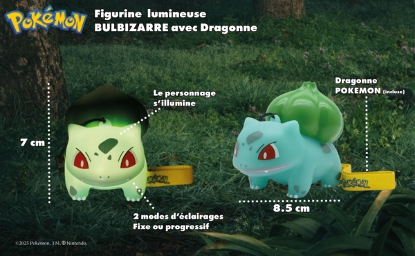Figurine Lumineuse Pokémon BULBIZARRE Dragonne 43