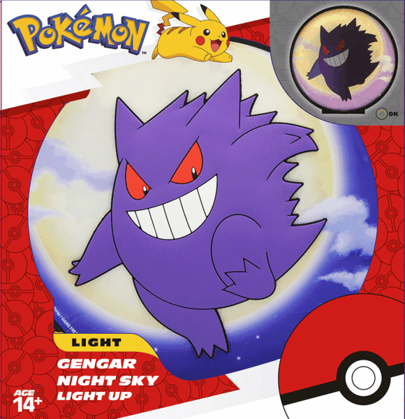 POKÉMON – DÉCORATION LUMINEUSE ECTOPLASMA NIGHT SKY 15