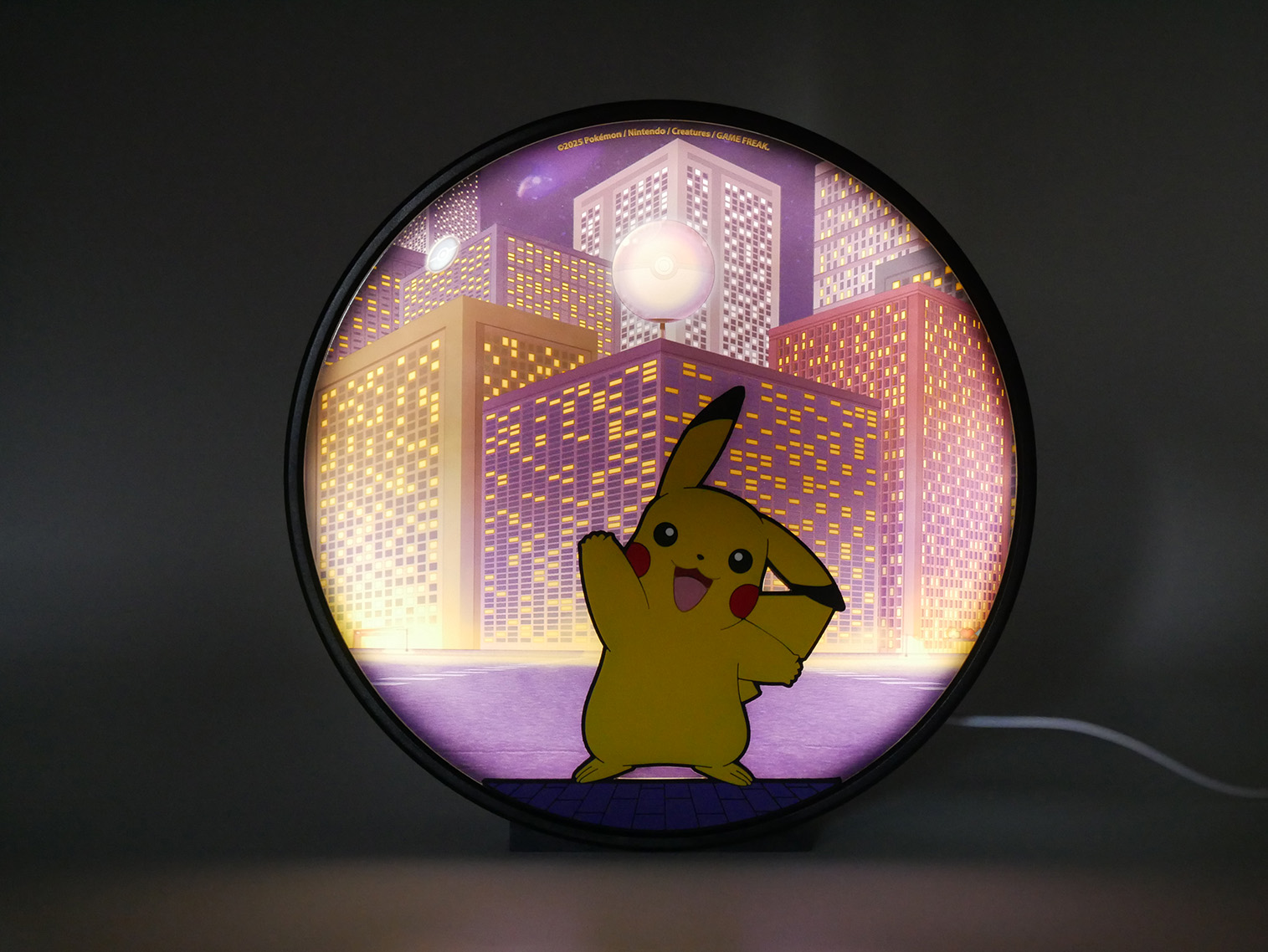 POKÉMON - DÉCORATION LUMINEUSE PIKACHU NIGHT-CITY 19