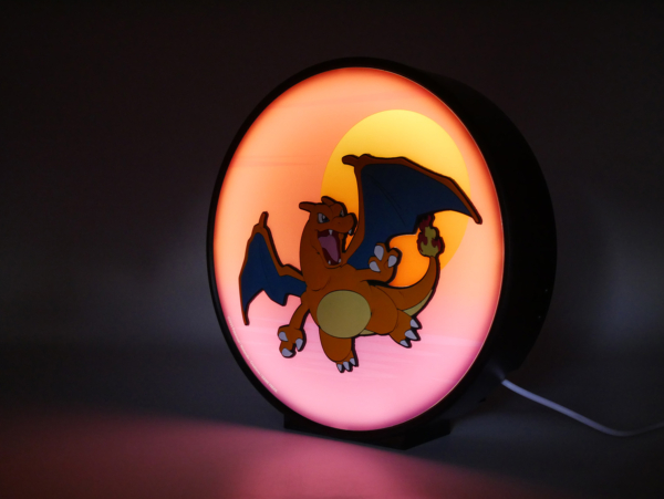 POKÉMON – DÉCORATION LUMINEUSE DRACOFEU SUNSET 9
