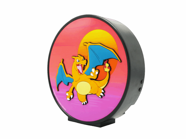 POKÉMON – DÉCORATION LUMINEUSE DRACOFEU SUNSET 7