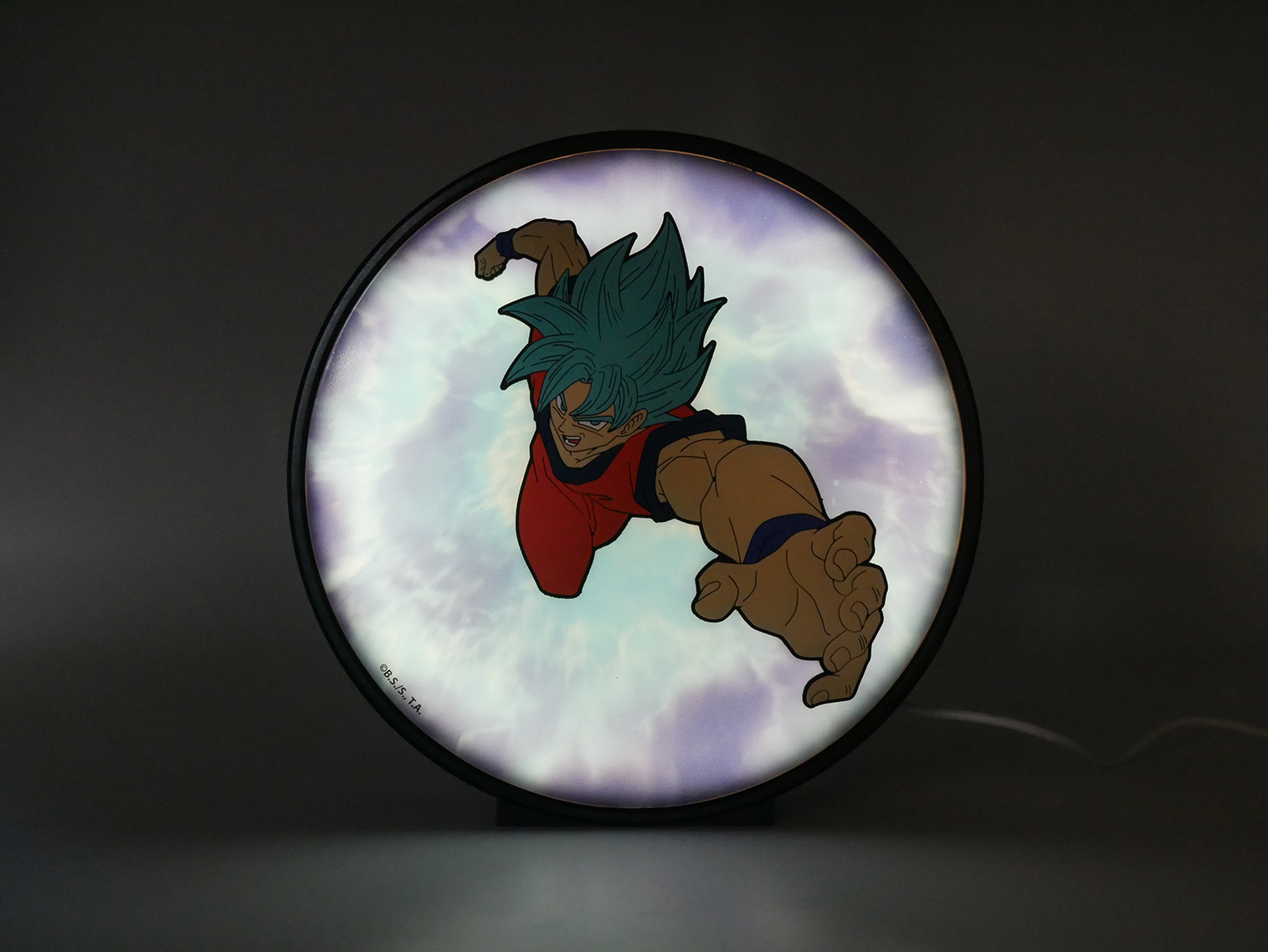 DRAGON BALL SUPER – DÉCORATION LUMINEUSE GOKU SUPER SAIYAN BLUE 17