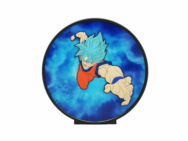DRAGON BALL SUPER – DÉCORATION LUMINEUSE GOKU SUPER SAIYAN BLUE 3