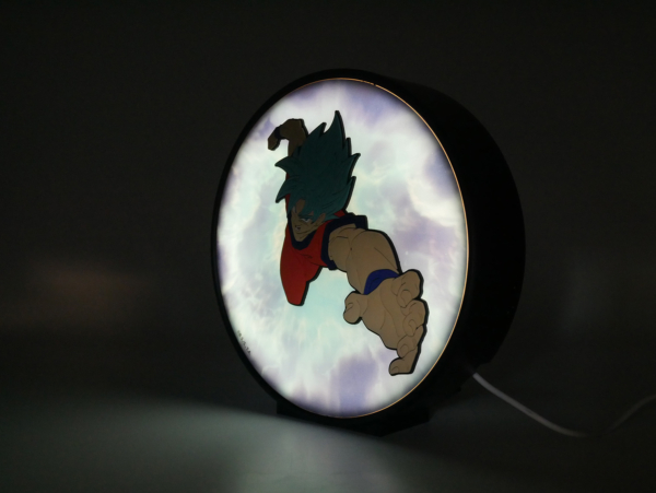 DRAGON BALL SUPER – DÉCORATION LUMINEUSE GOKU SUPER SAIYAN BLUE 9