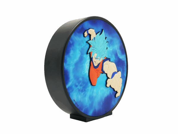 DRAGON BALL SUPER – DÉCORATION LUMINEUSE GOKU SUPER SAIYAN BLUE 11