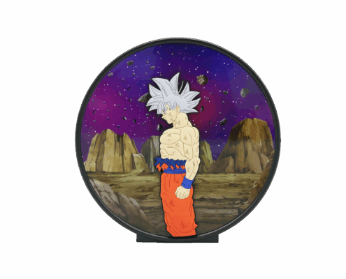DRAGON BALL SUPER – DÉCORATION LUMINEUSE GOKU ULTRA INSTINCT 7
